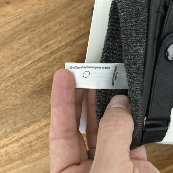 ISOTONER MEN’S GENUINE LEATHER GLOVES BLACK SZ XL NEW WITH TAG - Picture 5 of 7